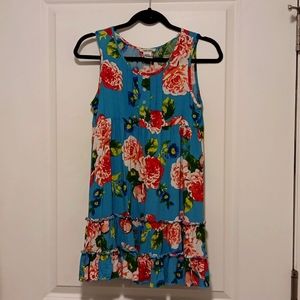 Mia Chica Girls Floral Ruffles Dress XL 16